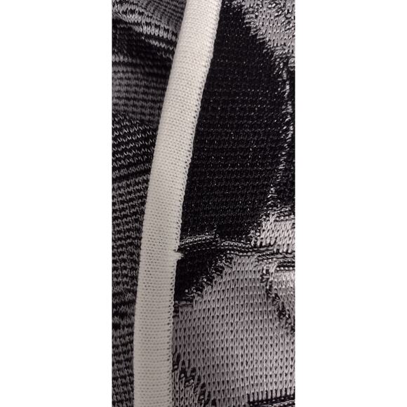 Misook knit cardigan sweater top 1X modern abstract print plus size - Picture 16 of 16